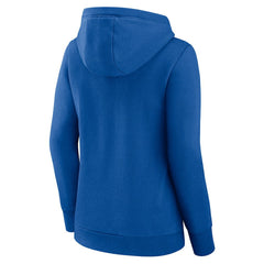 Philadelphia 76ers Logo Athletic Women's Triumphant V-Neck Pullover Hoodie - Royal sale