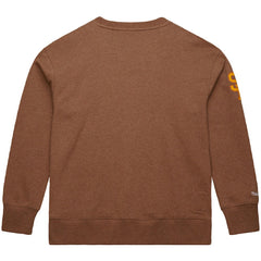 Tony Gwynn San Diego Padres Legends Collection Vintage Logo Name & Number Fleece Pullover Sweatshirt - Brown | Mitchell & Ness