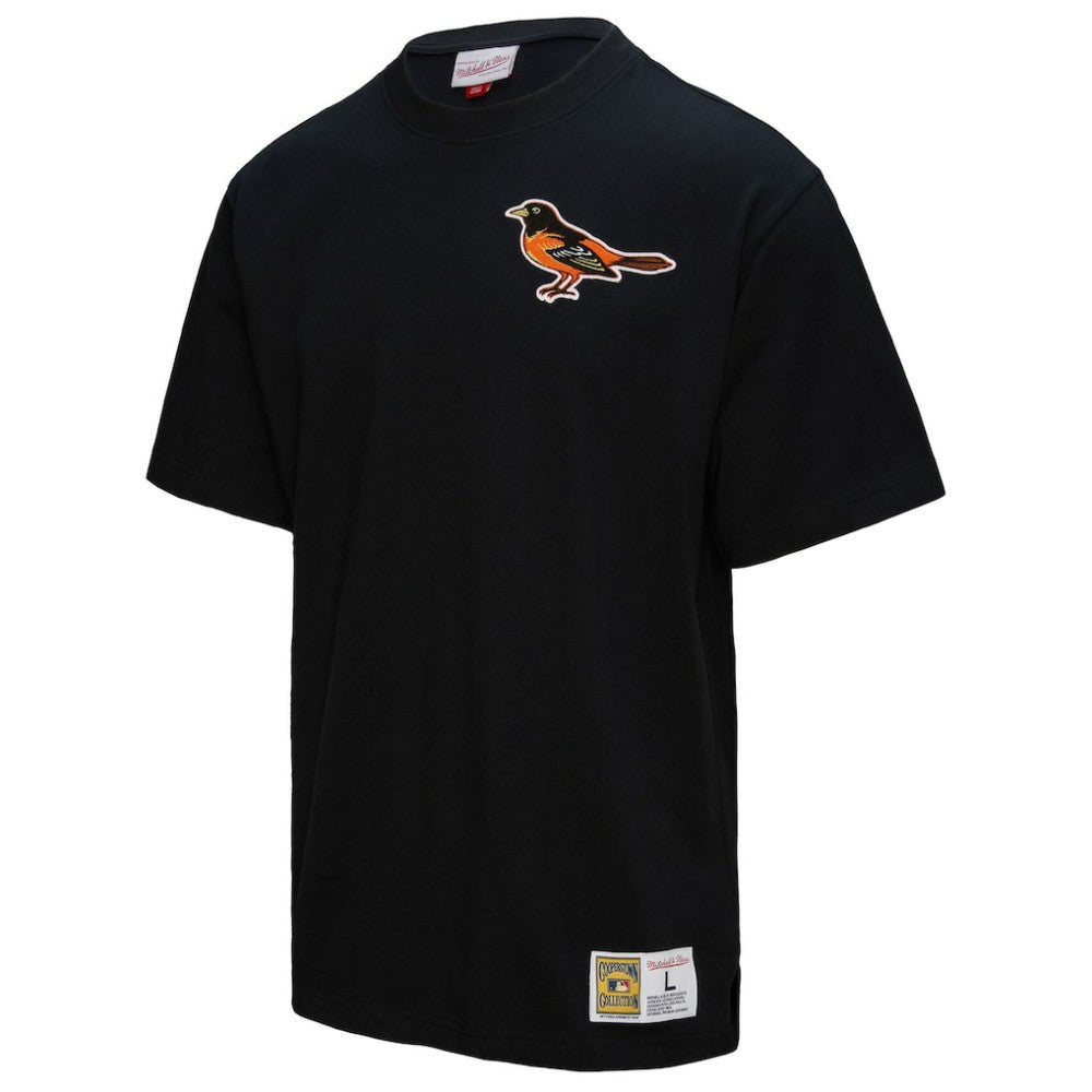 Cal Ripken Jr. Baltimore Orioles Legends Collection Vintage Logo T-Shirt - Black | Mitchell & Ness