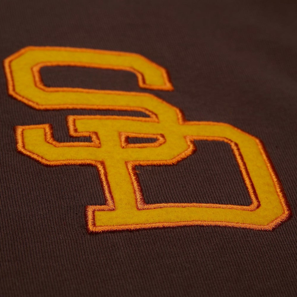 Tony Gwynn San Diego Padres Legends Collection Vintage Logo T-Shirt - Brown | Mitchell & Ness