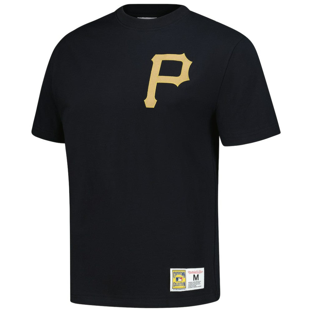 Roberto Clemente Pittsburgh Pirates Legends Collection Vintage Logo T-Shirt - Black | Mitchell & Ness