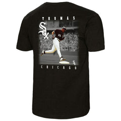 Frank Thomas Chicago White Sox Legends Collection Vintage Logo T-Shirt - Black | Mitchell & Ness