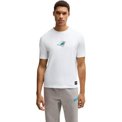 Miami Dolphins Hugo Boss Unisex Brady T-Shirt - White discount