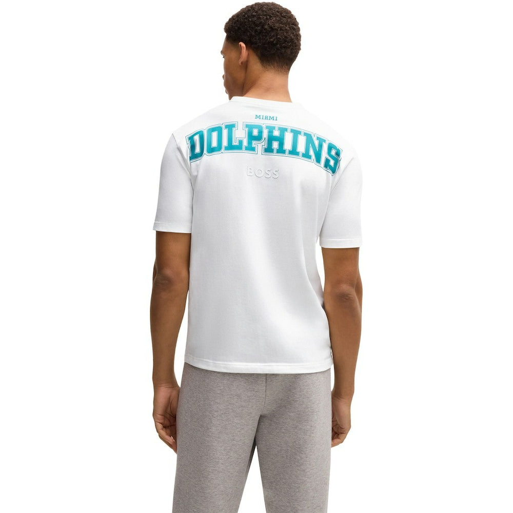 Miami Dolphins Hugo Boss Unisex Brady T-Shirt - White discount