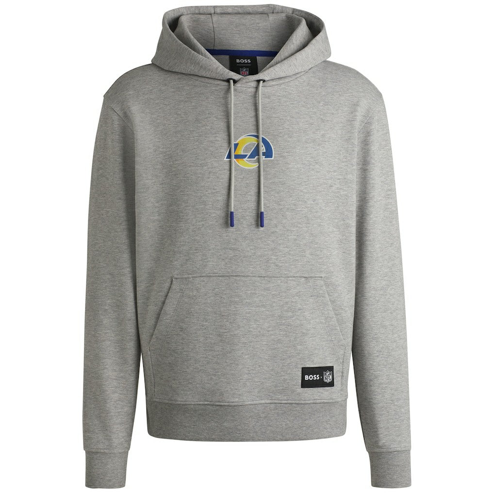 Los Angeles Rams Hugo Boss Unisex Woodson Tri-Blend Hoodie - Heather Gray online