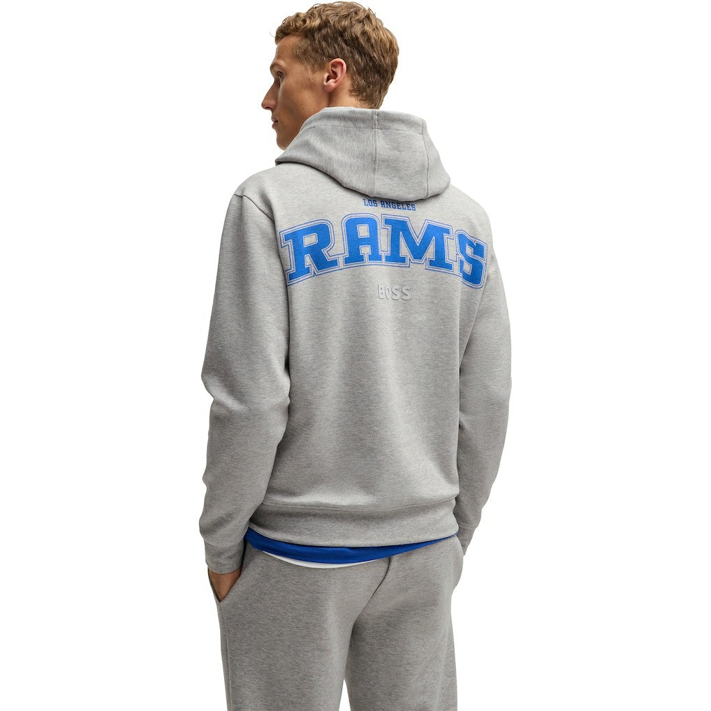 Los Angeles Rams Hugo Boss Unisex Woodson Tri-Blend Hoodie - Heather Gray online