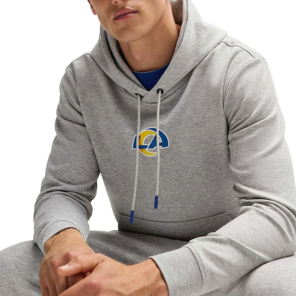 Los Angeles Rams Hugo Boss Unisex Woodson Tri-Blend Hoodie - Heather Gray online