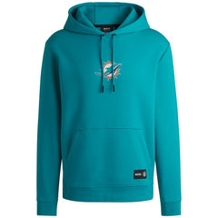 Miami Dolphins Hugo Boss Unisex Woodson Tri-Blend Hoodie - Aqua on sale