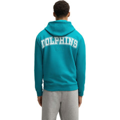Miami Dolphins Hugo Boss Unisex Woodson Tri-Blend Hoodie - Aqua on sale