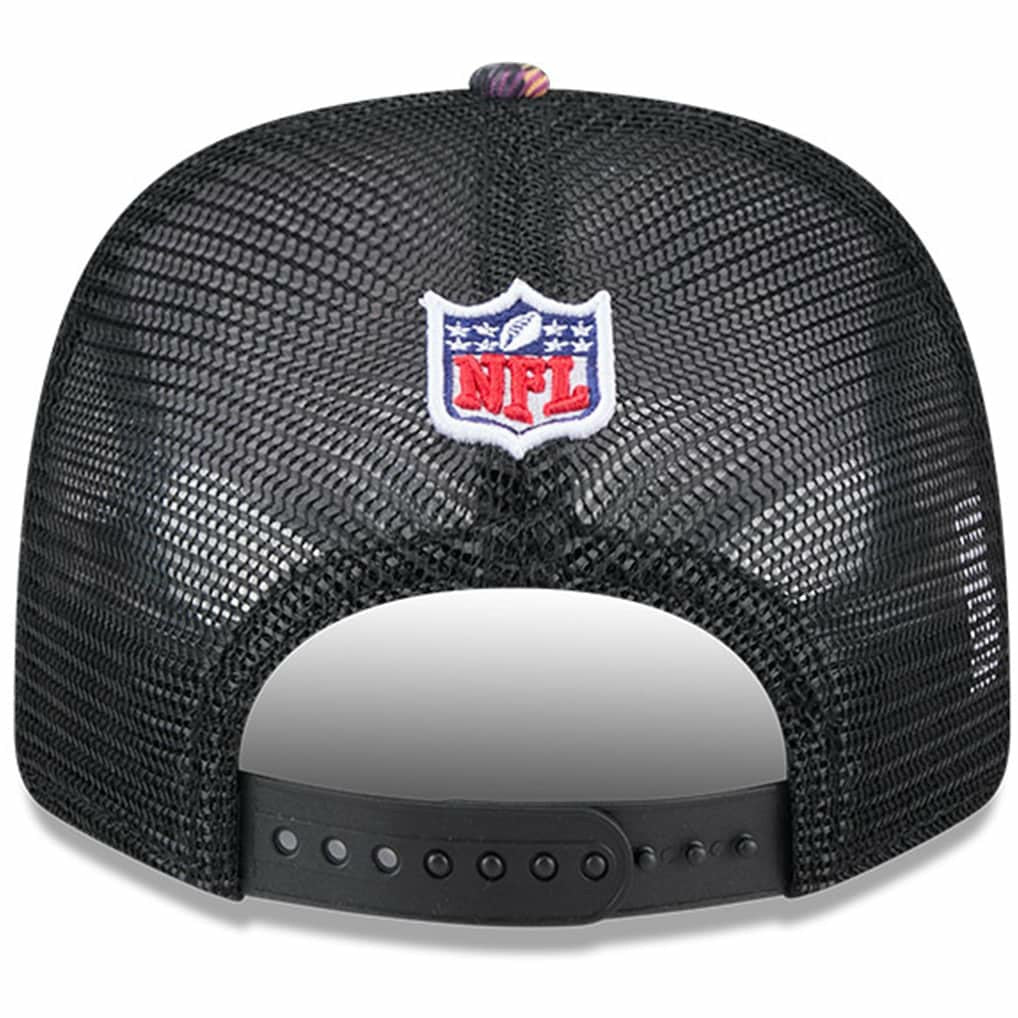 Cleveland Browns New Era 2024 NFL Crucial Catch Plaid 9SEVENTY Trucker Snapback Hat - Black online