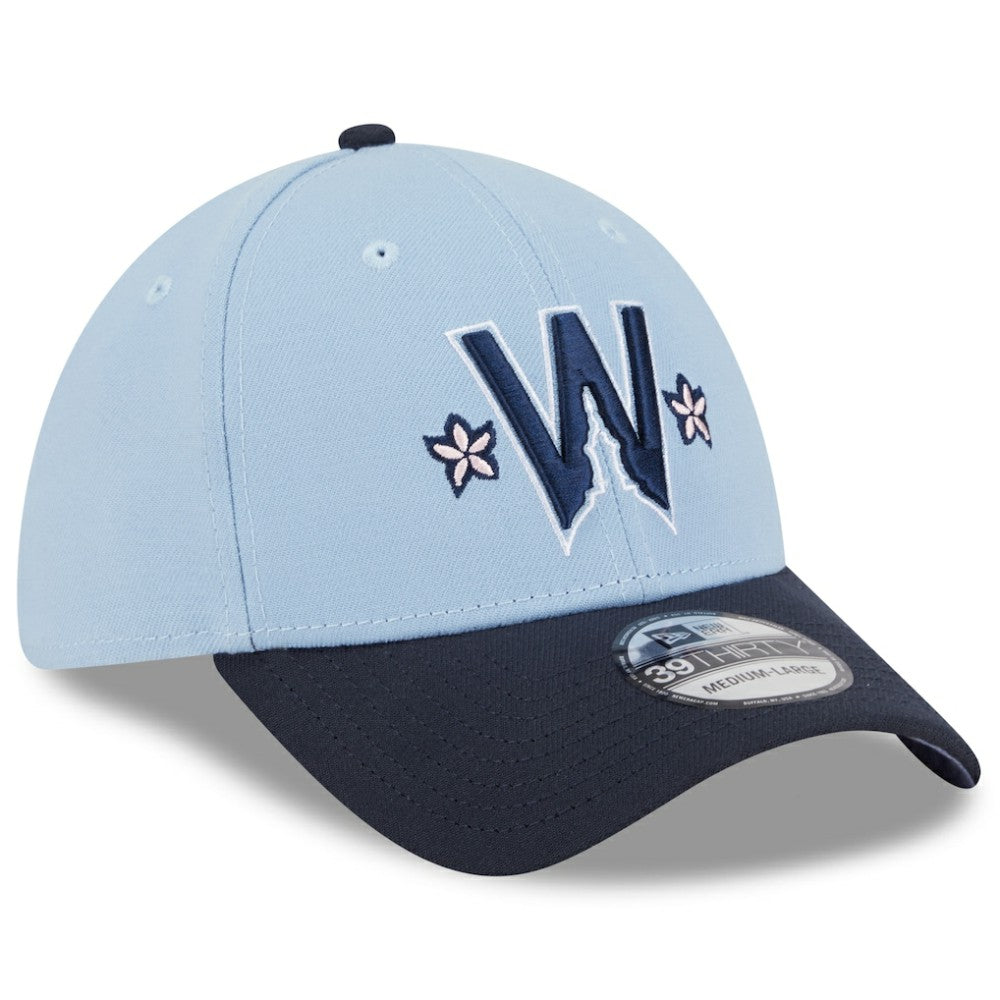 Washington Nationals 2025 City Connect 39THIRTY Flex Hat - Light Blue/Navy | New Era