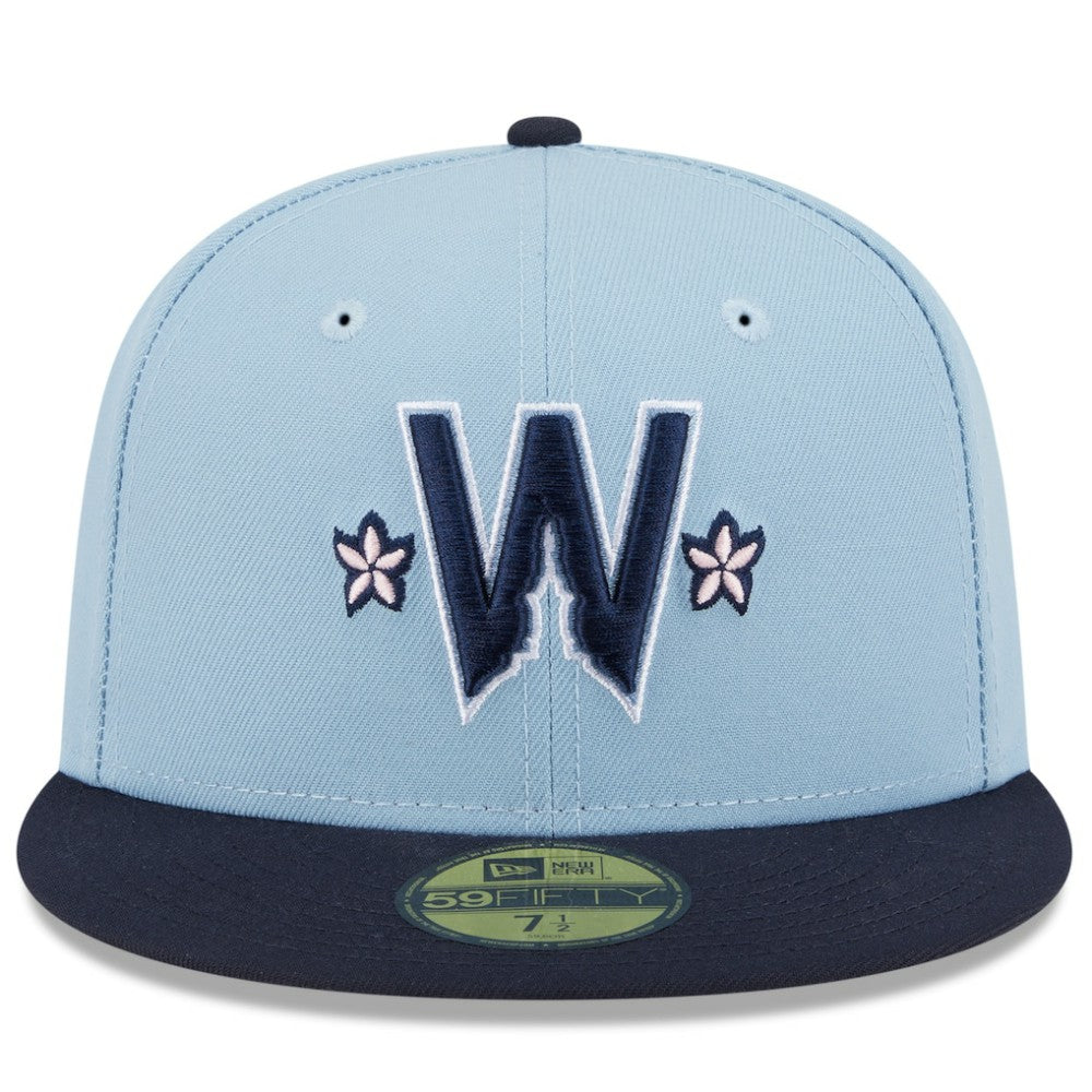 Washington Nationals 2025 City Connect 59FIFTY Fitted Hat - Light Blue/Navy | New Era