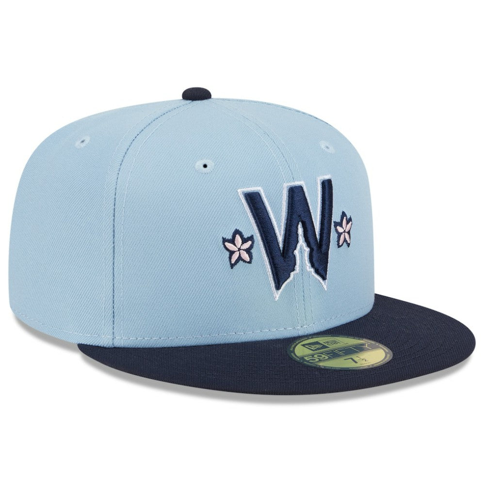 Washington Nationals 2025 City Connect 59FIFTY Fitted Hat - Light Blue/Navy | New Era