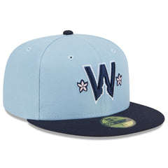 Washington Nationals 2025 City Connect 59FIFTY Fitted Hat - Light Blue/Navy | New Era