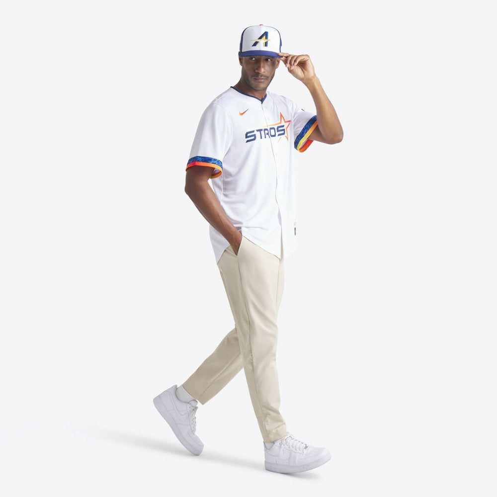 Houston Astros 2025 City Connect 59FIFTY Fitted Hat - White/Navy | New Era