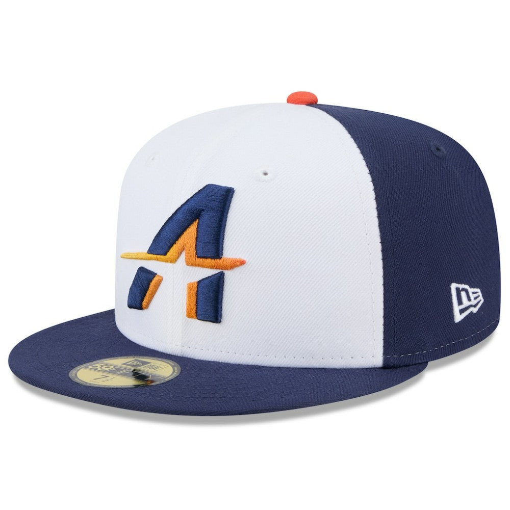 Houston Astros 2025 City Connect 59FIFTY Fitted Hat - White/Navy | New Era
