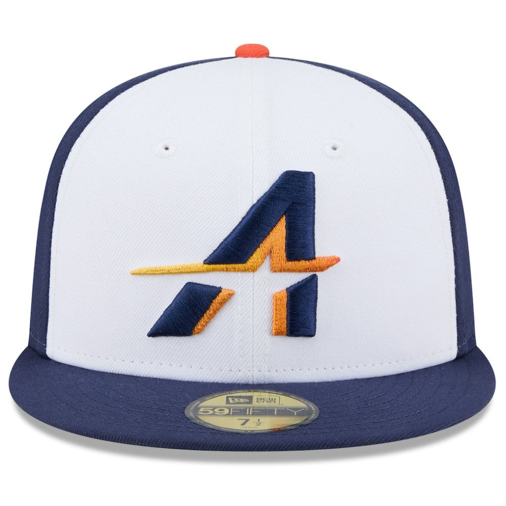 Houston Astros 2025 City Connect 59FIFTY Fitted Hat - White/Navy | New Era
