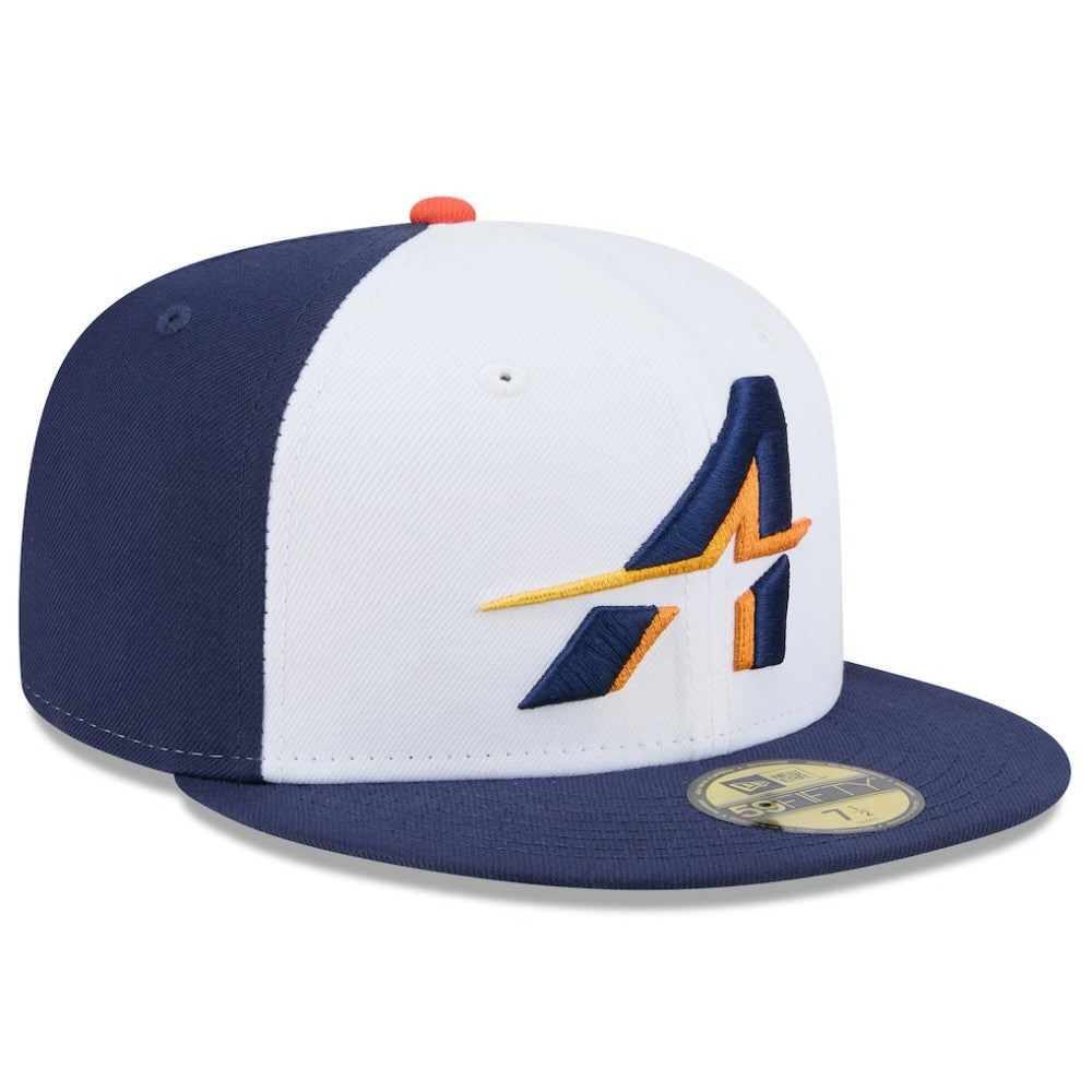 Houston Astros 2025 City Connect 59FIFTY Fitted Hat - White/Navy | New Era
