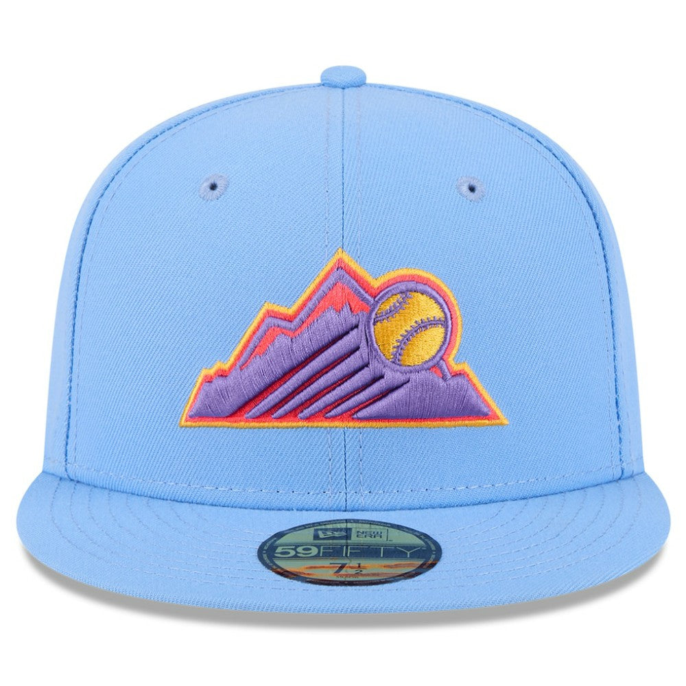 Colorado Rockies 2025 City Connect 59FIFTY Fitted Hat - Light Blue | New Era