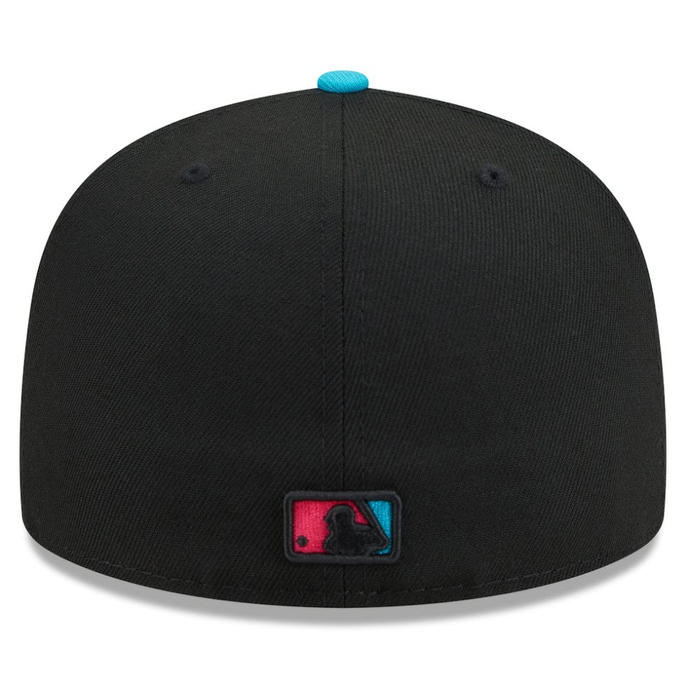 Miami Marlins 2025 City Connect 59FIFTY Fitted Hat - Black/Pink | New Era