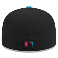 Miami Marlins 2025 City Connect 59FIFTY Fitted Hat - Black/Pink | New Era