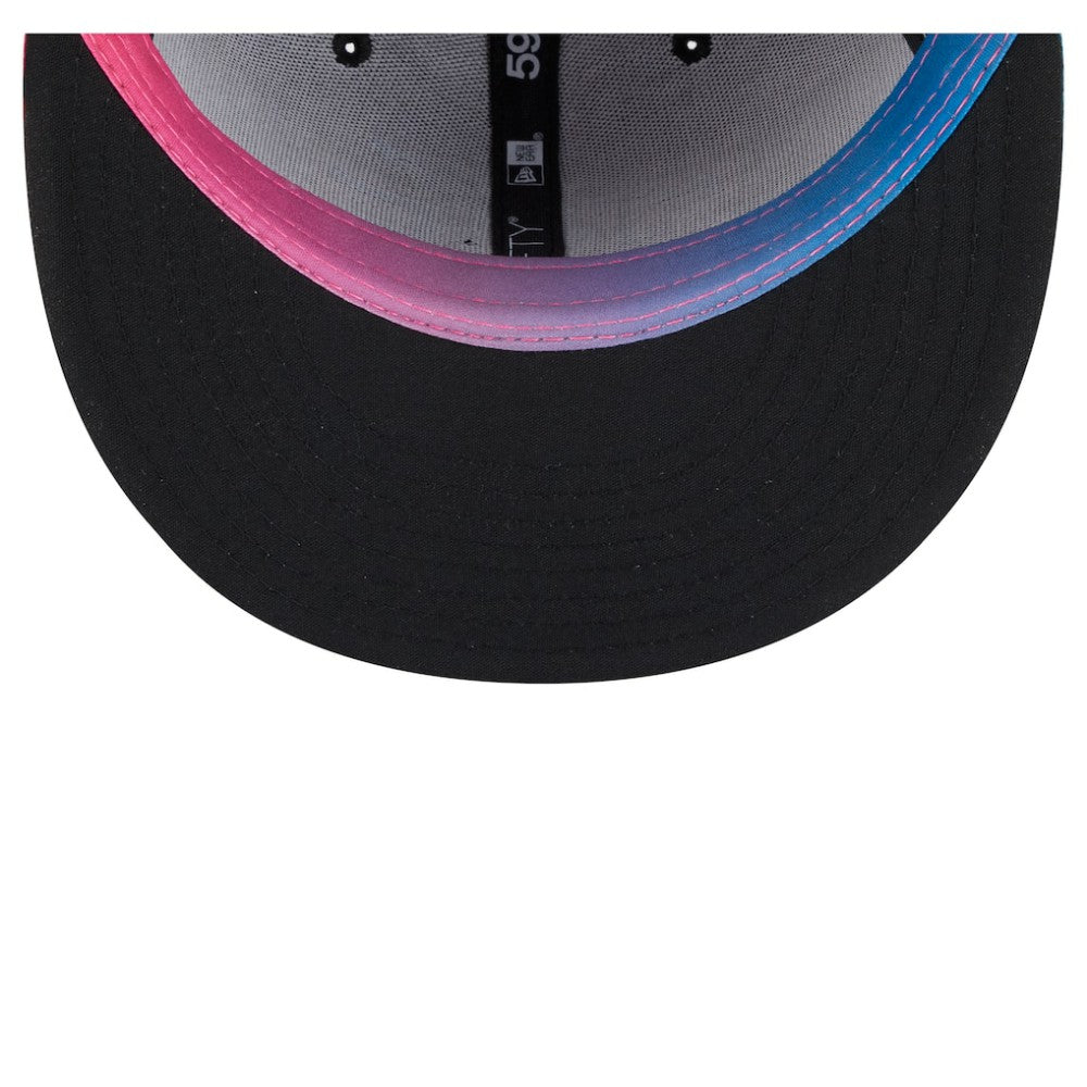 Miami Marlins 2025 City Connect 59FIFTY Fitted Hat - Black/Pink | New Era