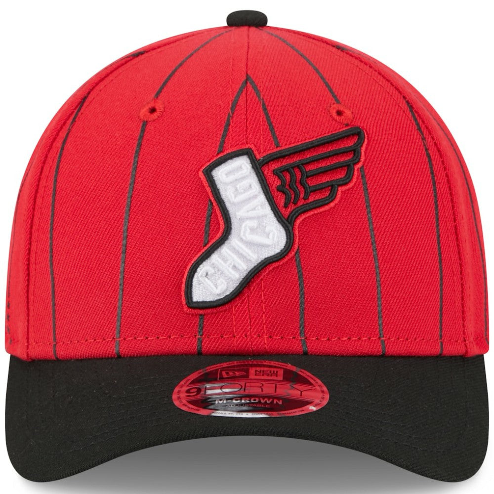 Chicago White Sox 2025 City Connect 9FORTY M-Crown Adjustable Hat - Red/Black | New Era