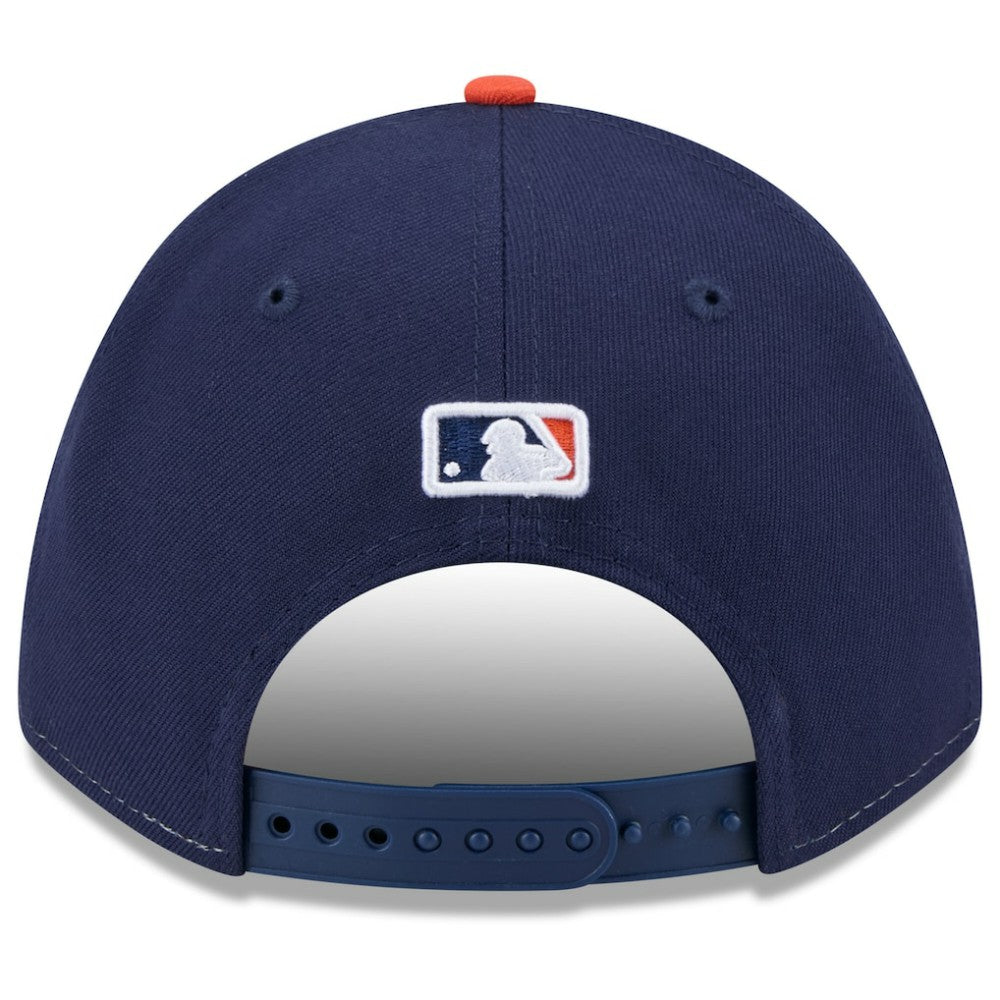 Houston Astros 2025 City Connect 9FORTY M-Crown Adjustable Hat - White/Navy | New Era