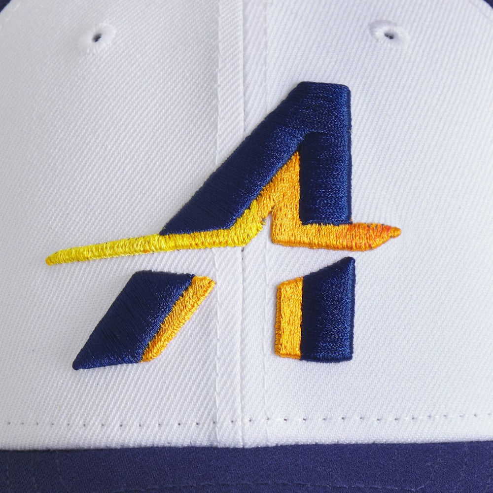 Houston Astros 2025 City Connect 9FORTY M-Crown Adjustable Hat - White/Navy | New Era