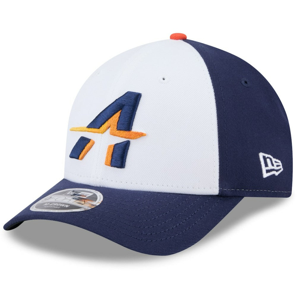 Houston Astros 2025 City Connect 9FORTY M-Crown Adjustable Hat - White/Navy | New Era