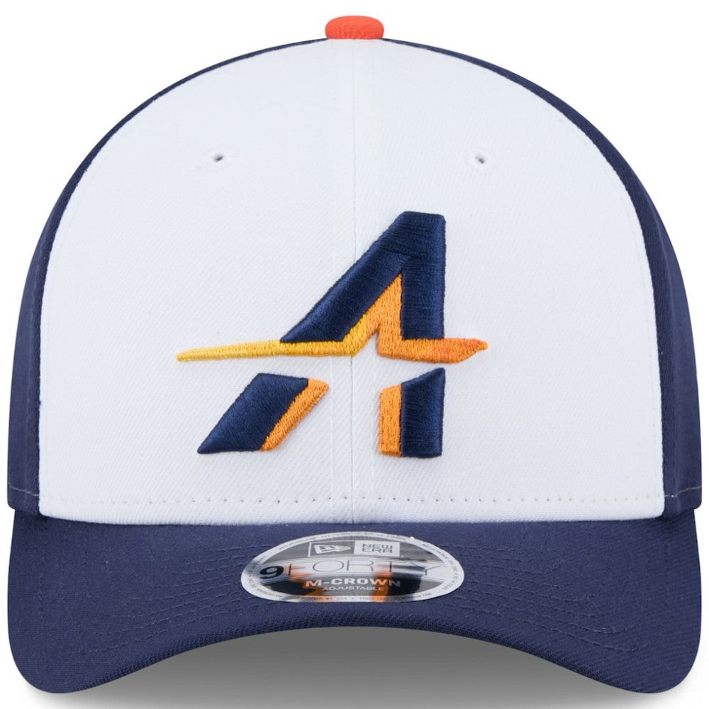 Houston Astros 2025 City Connect 9FORTY M-Crown Adjustable Hat - White/Navy | New Era
