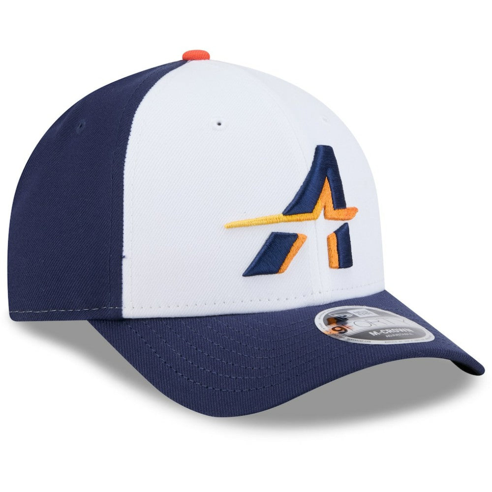 Houston Astros 2025 City Connect 9FORTY M-Crown Adjustable Hat - White/Navy | New Era