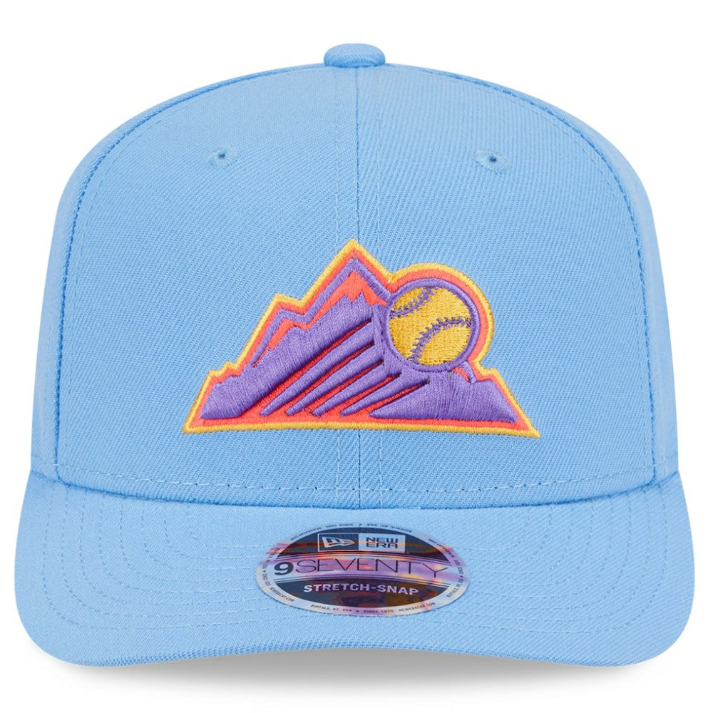 Colorado Rockies 2025 City Connect 9SEVENTY Adjustable Hat - Light Blue | New Era
