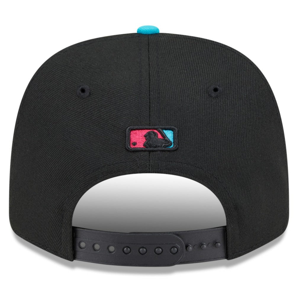 Miami Marlins 2025 City Connect 9SEVENTY Adjustable Hat - Black/Pink | New Era