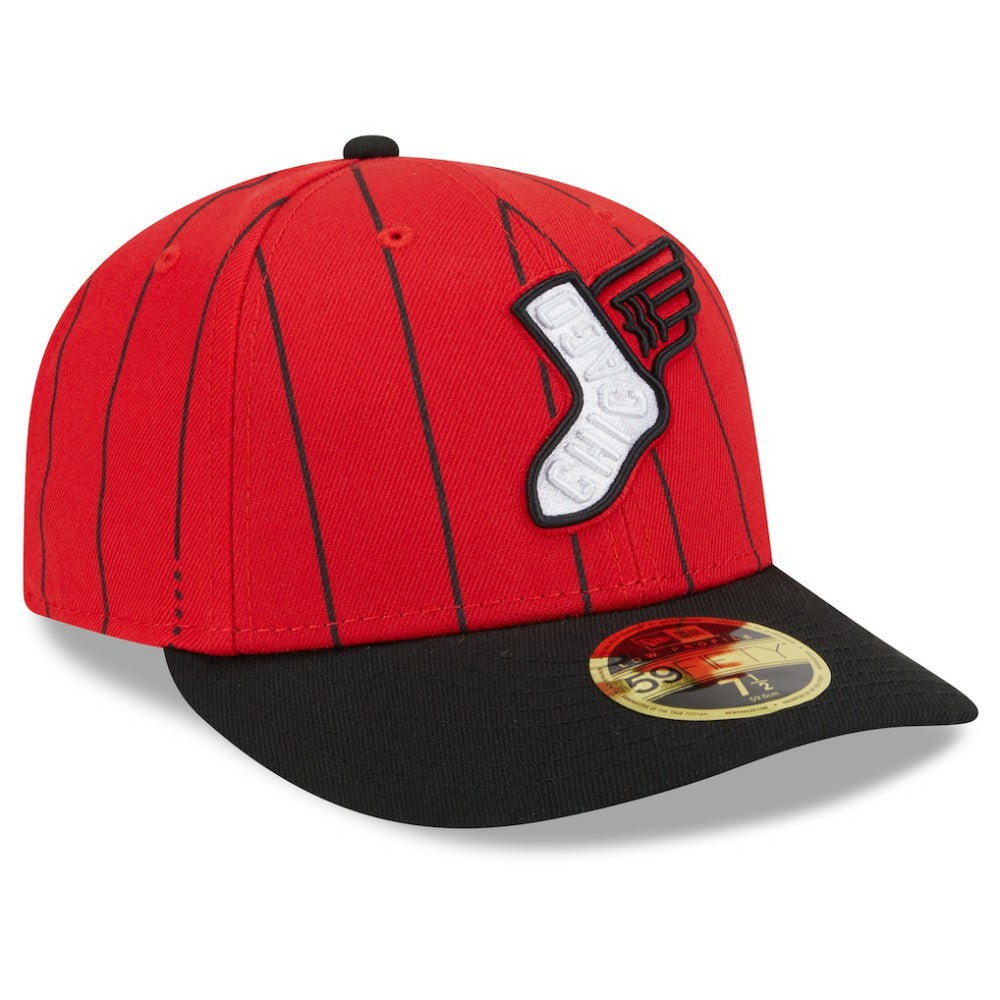 Chicago White Sox 2025 City Connect Low Profile 59FIFTY Fitted Hat - Red/Black | New Era