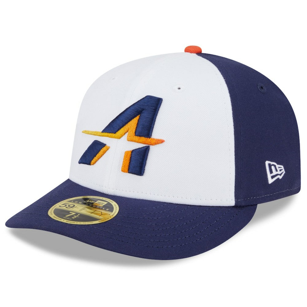 Houston Astros 2025 City Connect Low Profile 59FIFTY Fitted Hat - White/Navy | New Era