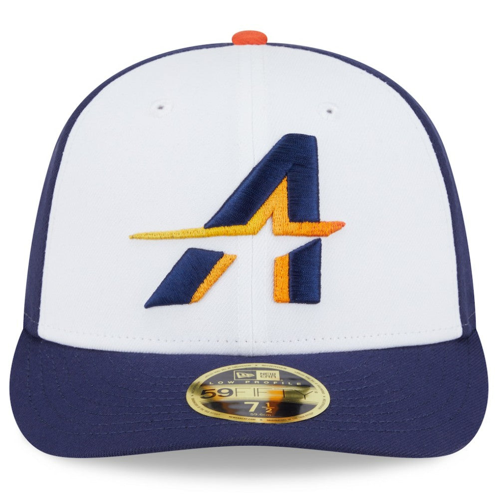 Houston Astros 2025 City Connect Low Profile 59FIFTY Fitted Hat - White/Navy | New Era