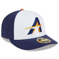 Houston Astros 2025 City Connect Low Profile 59FIFTY Fitted Hat - White/Navy | New Era