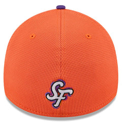 San Francisco Giants 2025 City Connect Batting Practice 39THIRTY Flex Hat - Orange/Purple | New Era