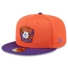 San Francisco Giants 2025 City Connect Batting Practice 59FIFTY Fitted Hat - Orange/Purple | New Era