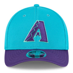 Arizona Diamondbacks 2025 City Connect Batting Practice M-Crown 9FORTY Adjustable Hat - Teal/Purple | New Era