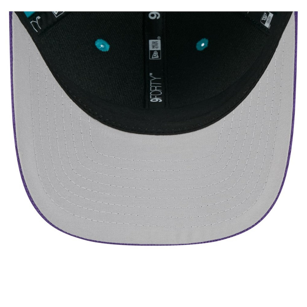 Arizona Diamondbacks 2025 City Connect Batting Practice M-Crown 9FORTY Adjustable Hat - Teal/Purple | New Era
