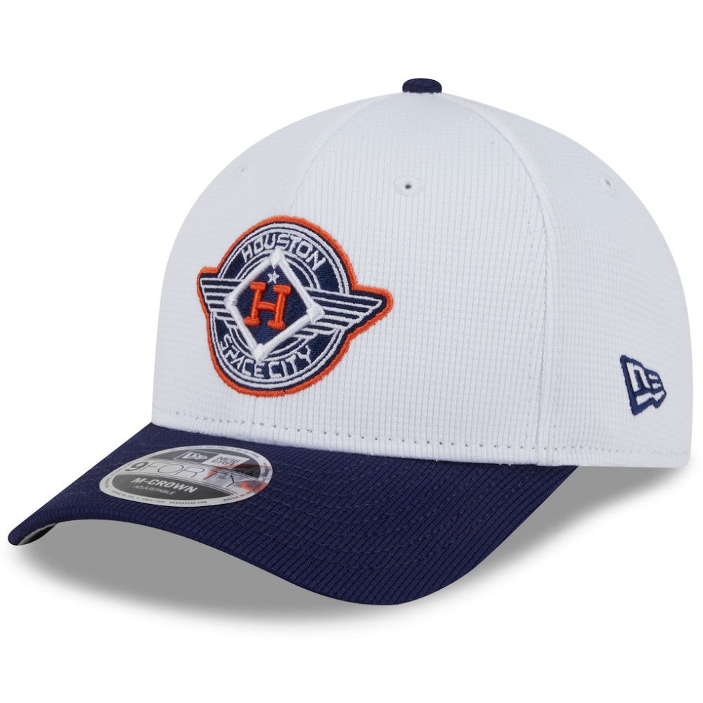 Houston Astros 2025 City Connect Batting Practice 9FORTY Adjustable Hat - White/Navy | New Era