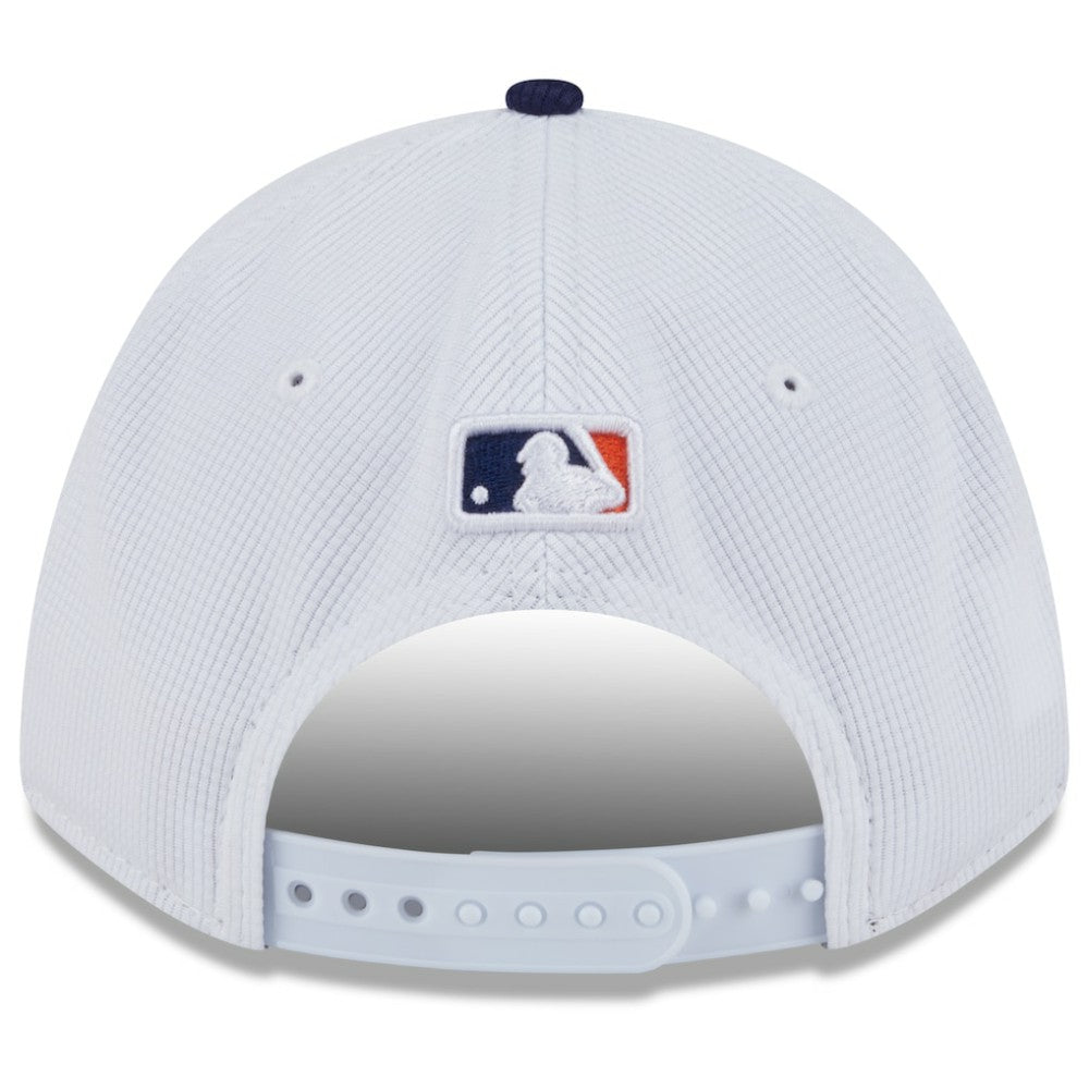 Houston Astros 2025 City Connect Batting Practice 9FORTY Adjustable Hat - White/Navy | New Era