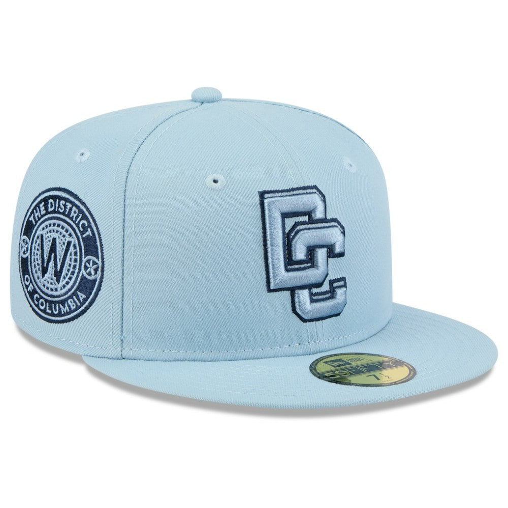 Washington Nationals 2025 City Connect Fan Pack 59FIFTY Fitted Hat - Light Blue | New Era