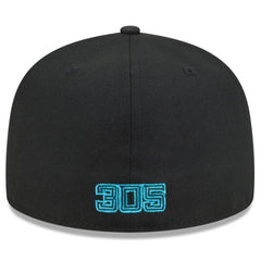 Miami Marlins 2025 City Connect 59FIFTY Fitted Hat - Black | New Era