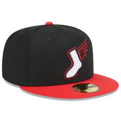 Chicago White Sox 2025 City Connect Alternate 59FIFTY Fitted Hat - Black/Red | New Era