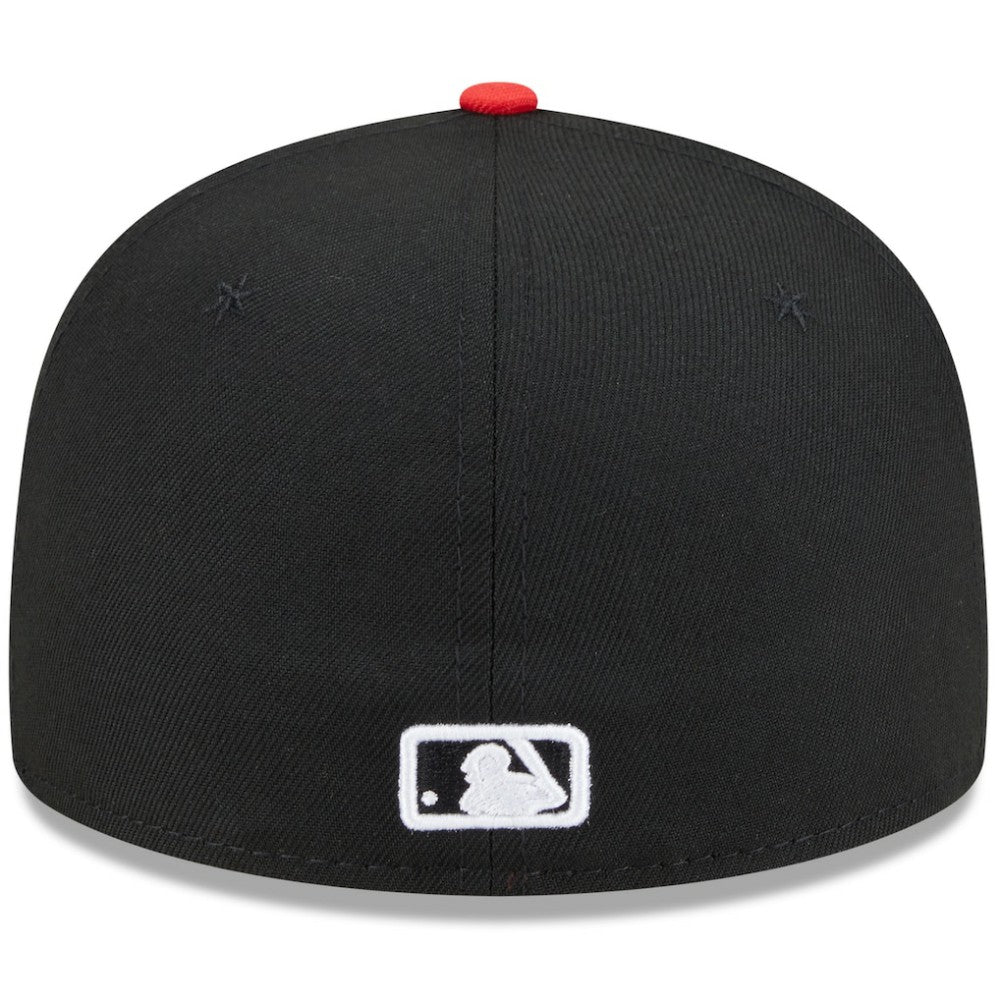 Chicago White Sox 2025 City Connect Alternate 59FIFTY Fitted Hat - Black/Red | New Era