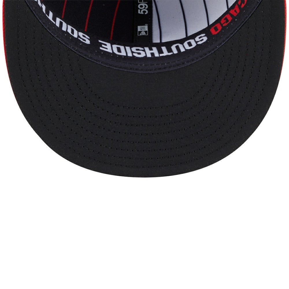 Chicago White Sox 2025 City Connect Alternate 59FIFTY Fitted Hat - Black/Red | New Era