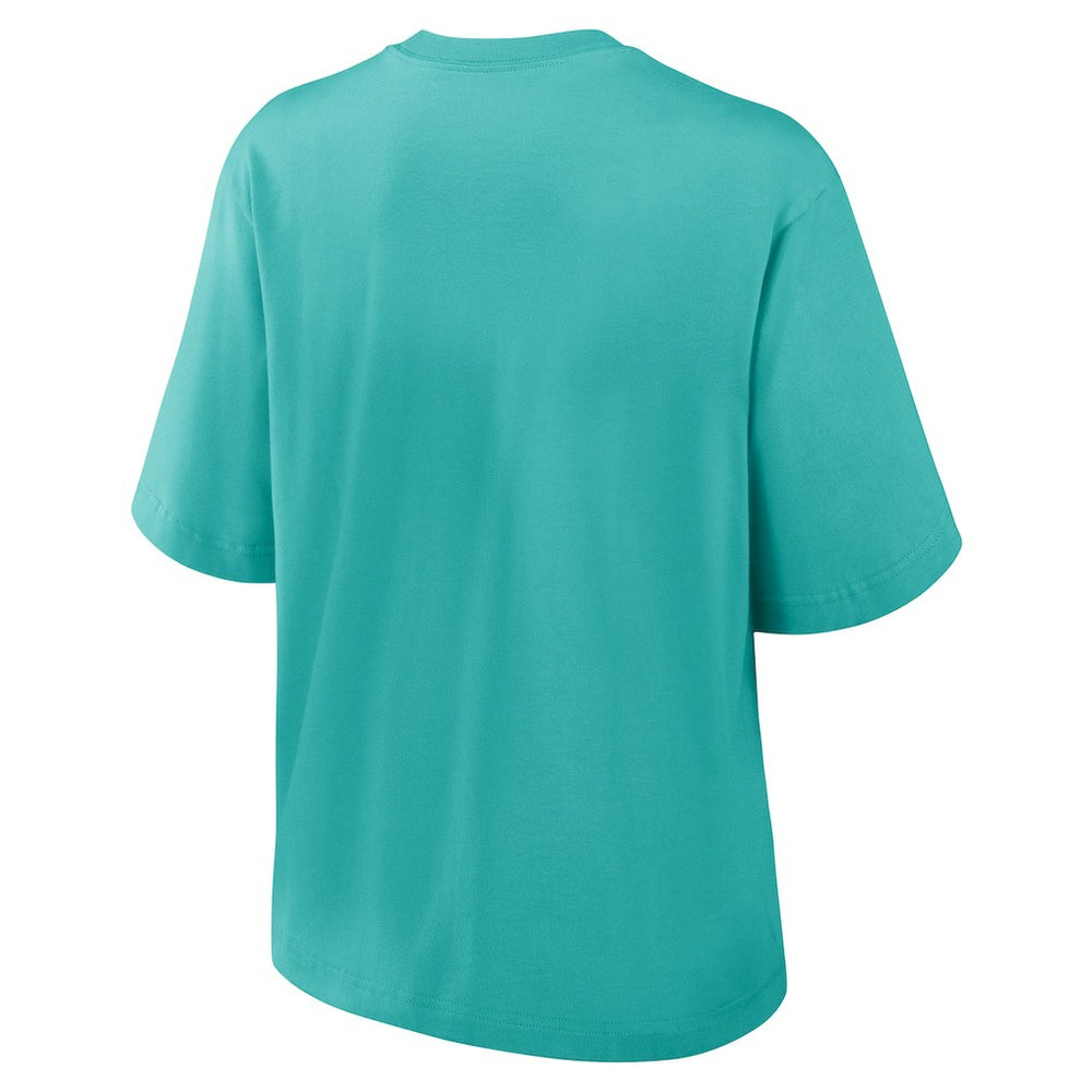 Miami Dolphins Women's Glory Arch Boxy T-Shirt - Aqua | Nike cheap